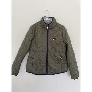 Women's Tommy Hilfiger Women's Size Small Quilted Jacket Olive Classic